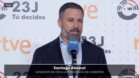 Debate a tres de RTVE entre Santiago Abascal, Yolanda Díaz y Pedro Sánchez