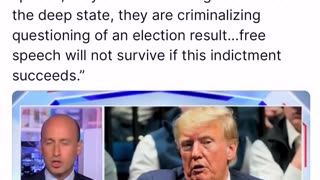 Donald J. Trump Aug 02, 2023, 12:38 PM - Stephen Miller: “They are criminalizing free speech,...