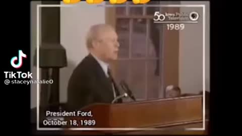 President Ford warned us about today