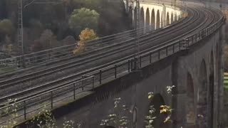 Time-lapse Altenbeken railway viaduct