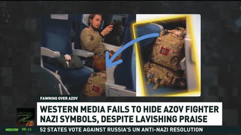 Western media praise Ukrainian Azov soldier known for promoting Nazism