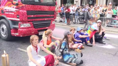 Uh Oh: Climate Cultists Stop a Pride Parade in London