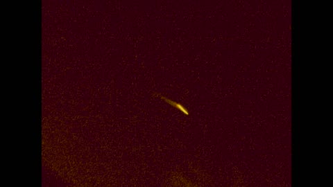 a Real Ufo Crashing to the Ground...filmed in Infrared spectrum on March 7th 2024