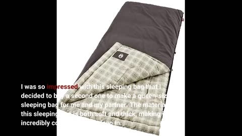Customer Reviews: Coleman Dunnock Cold Weather Sleeping Bag, 20°F Camping Sleeping Bag for Adul...