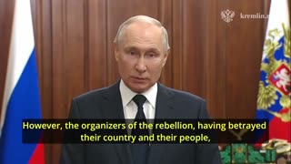 WATCH: Putin's address to the nation after Wagner rebellion, with English subtitles scared Him