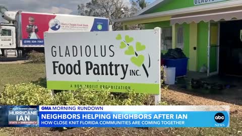 Neighbors band together to help after Hurricane Ian l GMA