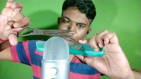 ASMR Haircut Scissors Spray Bottle No Talking || ASMR Haircut Scissors Only No Talking BAPPA ASMR