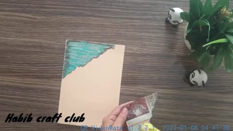 DIY Beautiful Handmade greeting card Card making Greeting card ideapaper craft #habibcraftclub