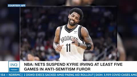 NBA: Nets suspend Kyrie Irving at least five games in anti-semitism furor