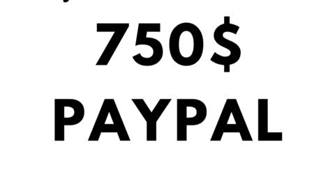 Get 750$ PAYPAL GIFT CARD [FREE]