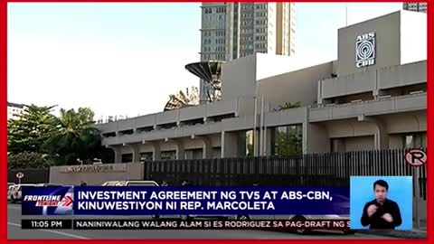 llang mambabatas,naniniwalang walangmasama sa investment dealng ABS-CBN at TV5