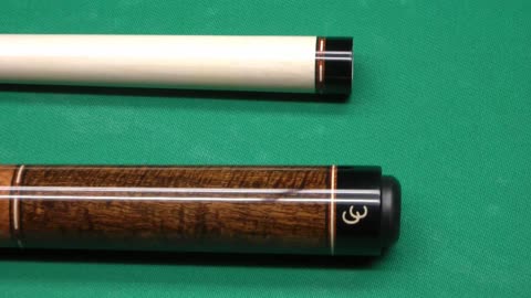 Coos Cues Amboyna Burl & Granadillo