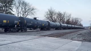 East Palestine Ohio— Northfolk Southern back to business shuttling over 100 tankers