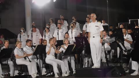 U.S. Navy Band "Concert On the Avenue" August 2, 2022 Armed Forces Medley