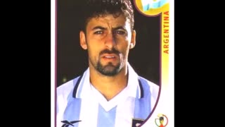 PANINI STICKERS ARGENTINA TEAM WORLD CUP 2002