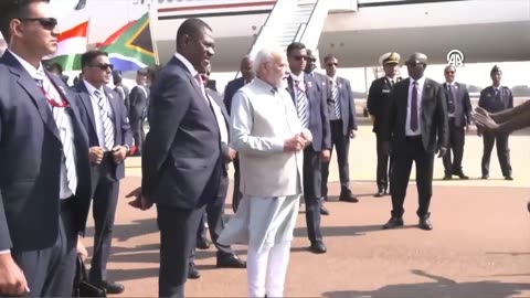 BRICS 2023_ Indian Prime Minister Narendra Modi in South Africa