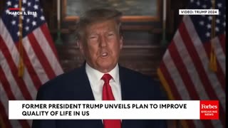 PRESIDENT TRUMP UNVEILS PLAN TO IMPROVE QUALITY LIFE IN USA