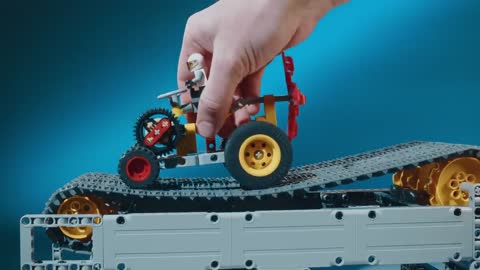 Survive the Treadmill - Eight Lego Technic Vehicles #lego #moc #experiment #treadmill