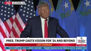 Trump Speech at Las Vegas Nevada Recruitment Event - July 8, 2023