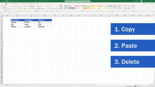 How to Move Rows in Excel