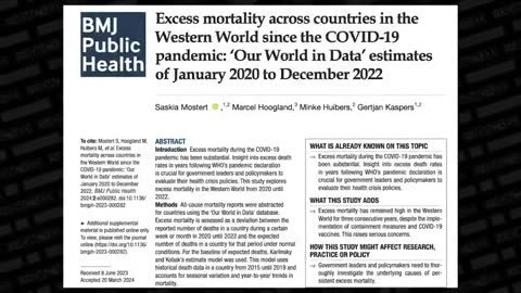 EXCESS DEATHS THE UNDENIABLE PROOF MAJORITY ARE THE VACCINATED