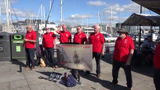 Old Gaffers Sea Shanties. Ocean City Sea Food Festival Plymouth Barbican 2022