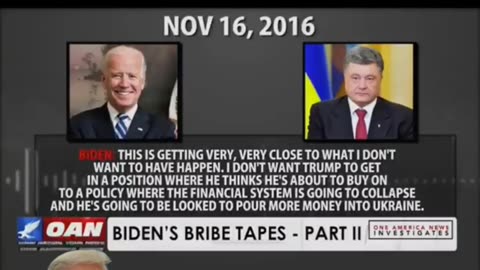 BREAKING NEWS:Joe Biden money laundering recorded.