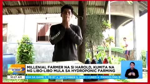 21-year old na estudyante mula sa Pampanga, nagtayo ng sariling上hydroponic farm
