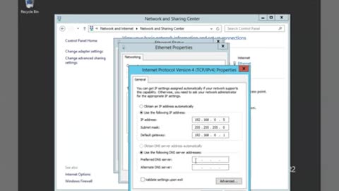 Server 2012 setup and configuration