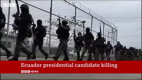 Ecuador gang leader Fito moved by thousands of soldiers - BBC News