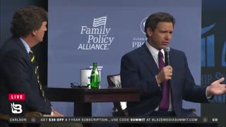 Tucker Carlson Interview Ron DeSantis - Banking, Censorship, & Life