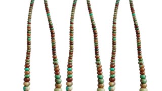 Natural turquoise roundle beads necklace Fashion matching items Trendy accessories gift 10