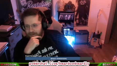 Nick Fuentes and Wurzelroot hang out on Beardson's stream and discuss random topics