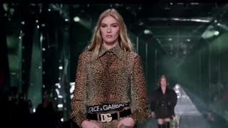 D&G glitter at Milan fashion week