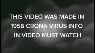 Virus warning video from 1956