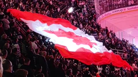 NATIONAL ANTHEM CLIP LEAFS GAME