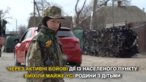 Ukraine War - Ukronazis involve children in their activities