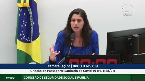 Câmara dos Deputados - Audiência Pública Passaporte Sanitário - 07/12/2021