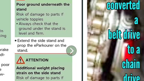 Why & How Rob converted a belt drive to a chain drive - for BMW CE 02