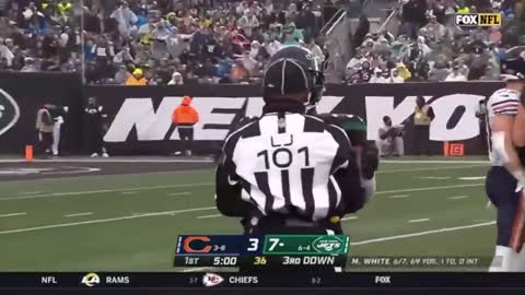 New York Jets vs. Chicago Bears Full Highlights 1st QTR | NFL Week 12, 2022 (1)