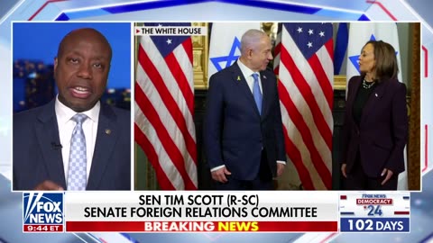 Kamala is more aggressive against Israel than Biden: Sen. Tim Scott