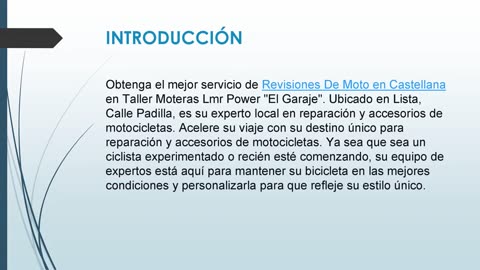 Obtenga el mejor servicio de Revisiones De Moto en Castellana