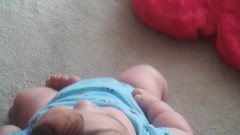 Chubby baby exercise