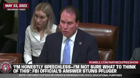 FBI Official leaves Pfluger stunned, speechless with unexpected response