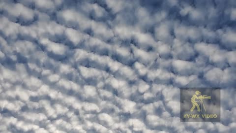 Altocumulus Cloud deck floating over Lexington, KY