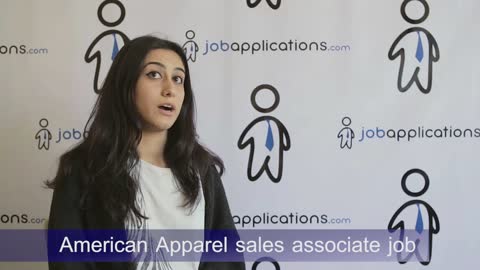 American Apparel Interview - Sales Associate