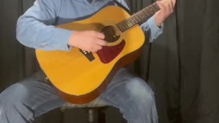 Star Spangled Banner On Acoustic Guitar