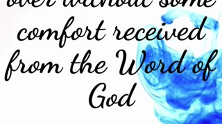Let no day slip over without some comfort received from the Word of God - John Knox