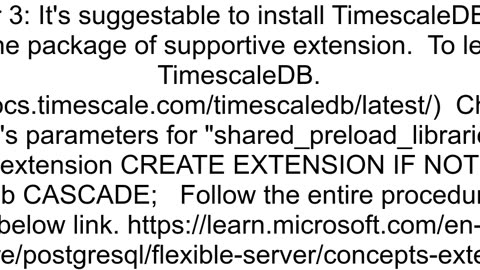 Error restoring db in Azure PostgreSQL Flexible server 39extension quotazurequot is not allowlisted