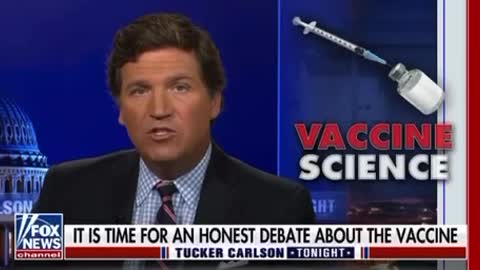 Tucker Carlson - Now when MSM blames Trump for vaccine, we can talk about how it’s killing people